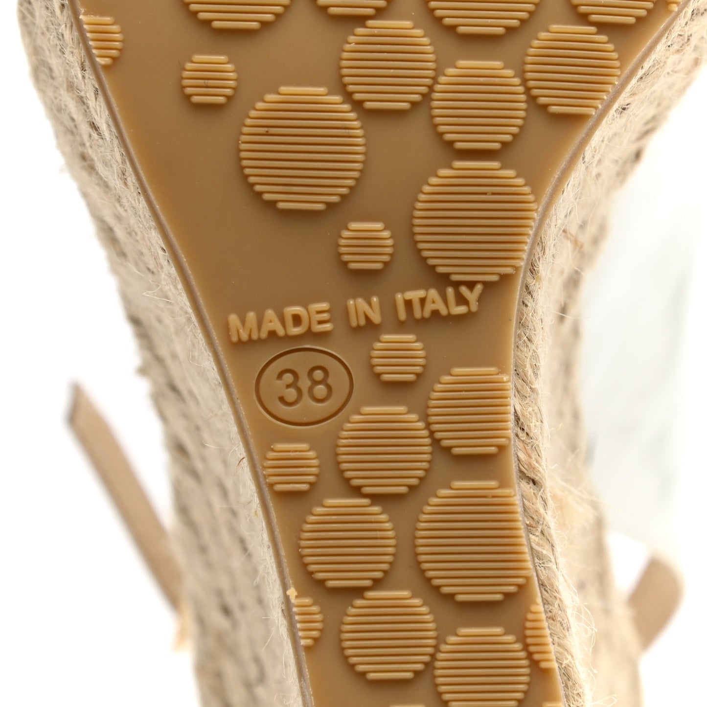 Patent 100 Wedge Sandal 38 White