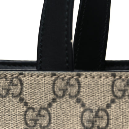 Gucci Soft GG Supreme Monogram Web Vertical Tote Black 20 of 25
