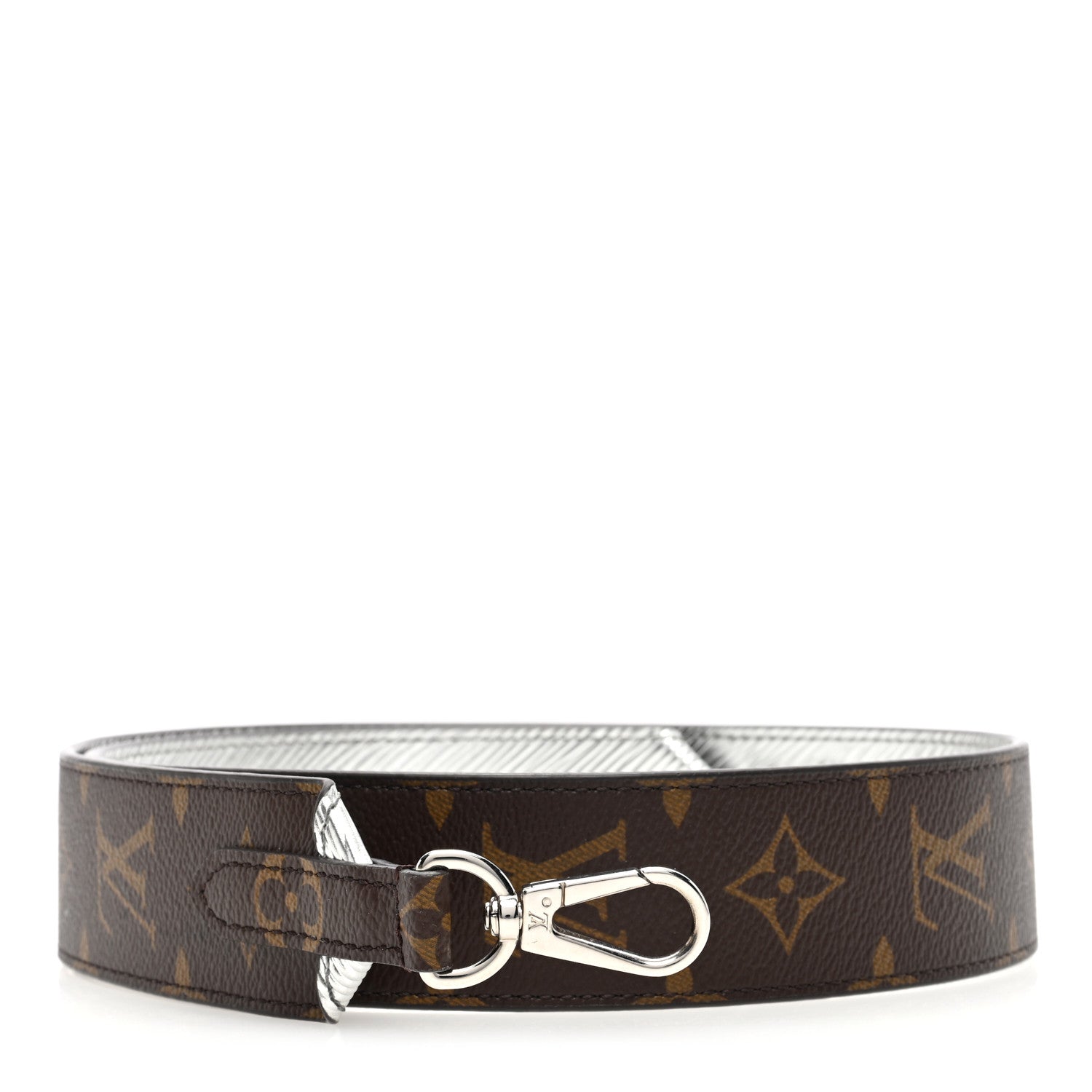 Louis Vuitton Epi Monogram Bandouliere Shoulder Strap Silver 1 of 5