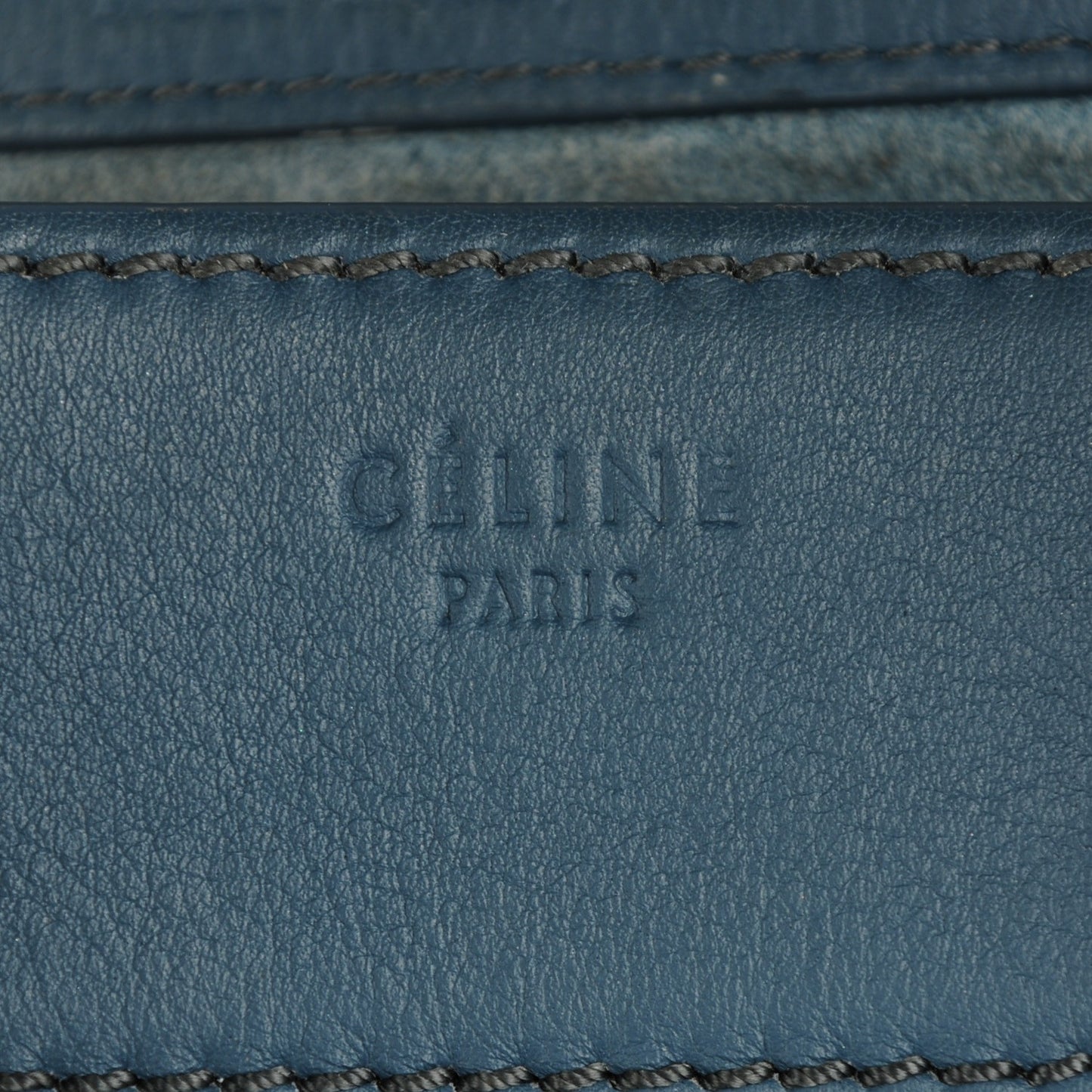 Supple Calfskin Medium Phantom Luggage Slate Blue