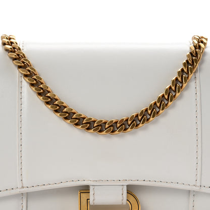Balenciaga Shiny Box Calfskin Hourglass Chain Bag White 9 of 14