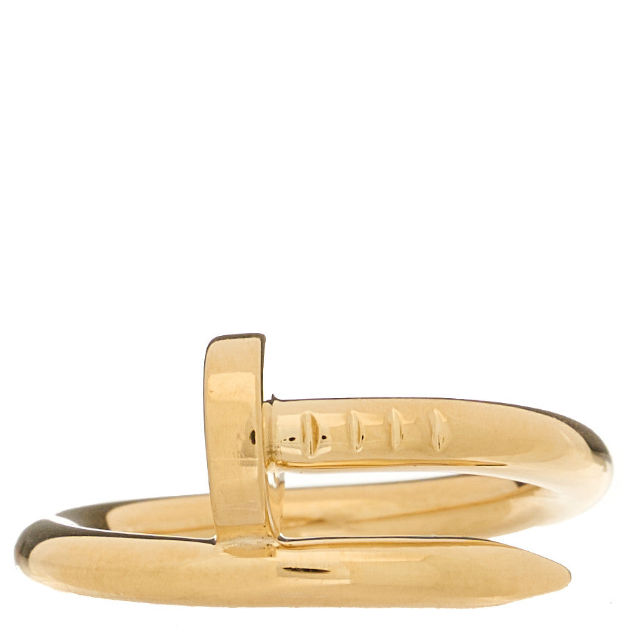 Cartier 18K Yellow Gold Small Juste Un Clou Ring 52 6 1 of 5