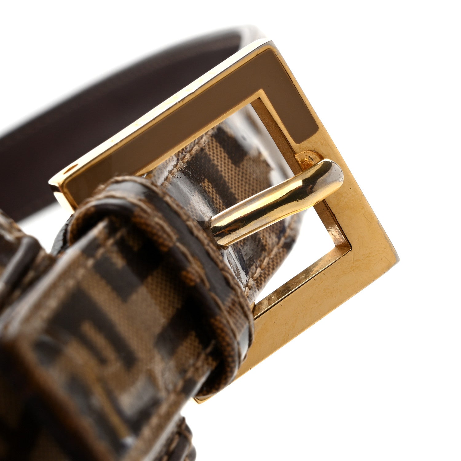 Fendi Vinyl Zucchino Baguette Tobacco 13 of 14