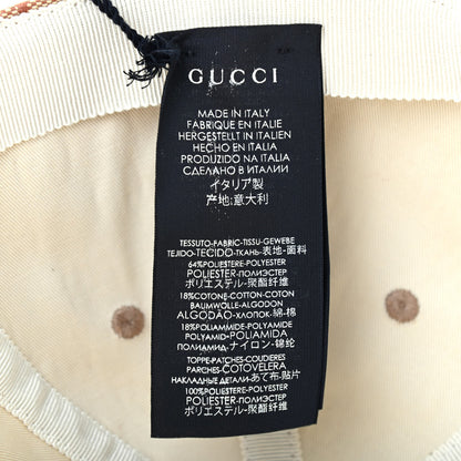 Gucci X MLB Monogram LA Dodgers Baseball Hat 57-61 Beige Ruggine 7 of 9