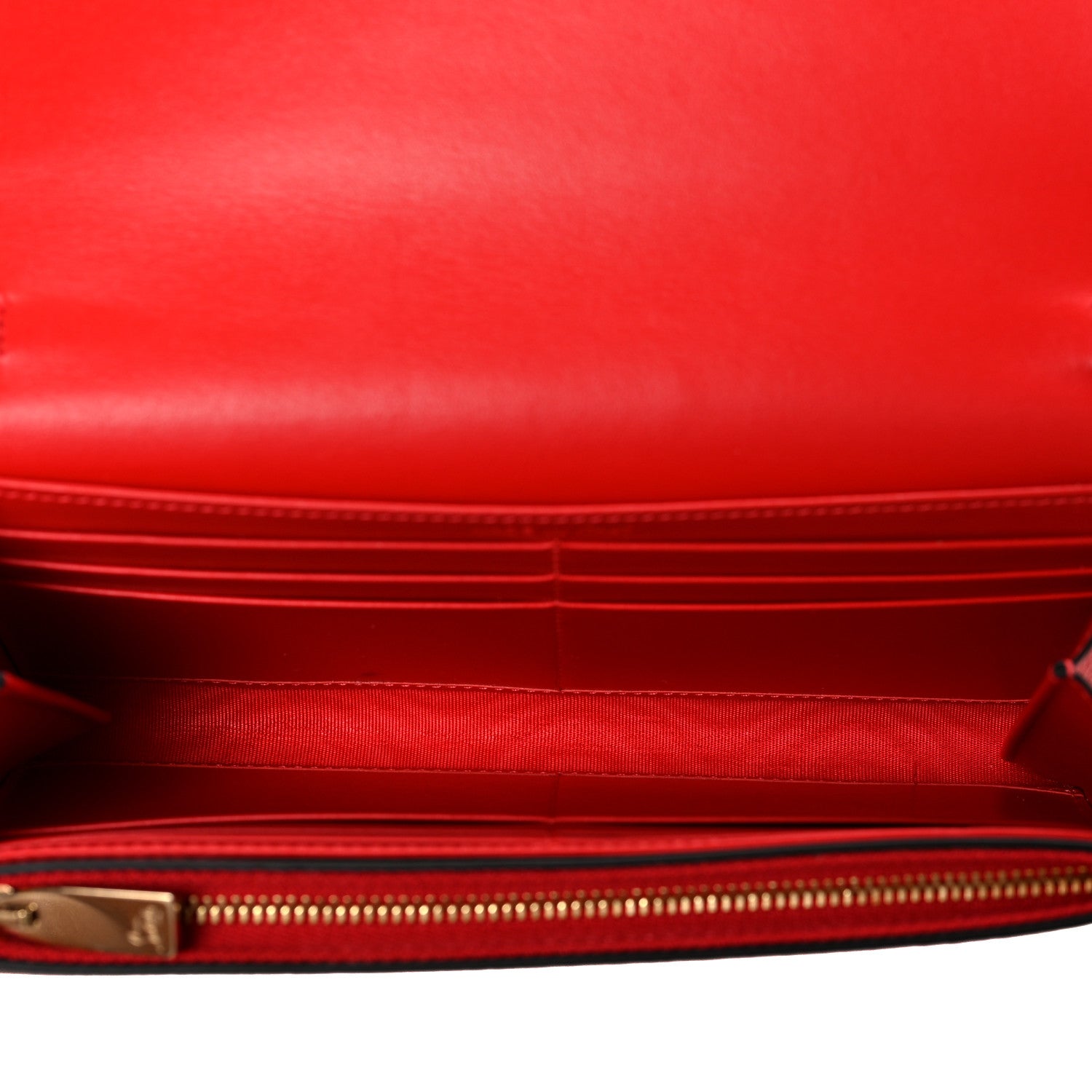 Christian Louboutin Calfskin Boudoir Wallet on Chain Red 5 of 9