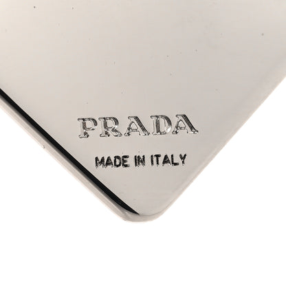 Prada Metal Triangle Hair Clip Fiery Red 3 of 4