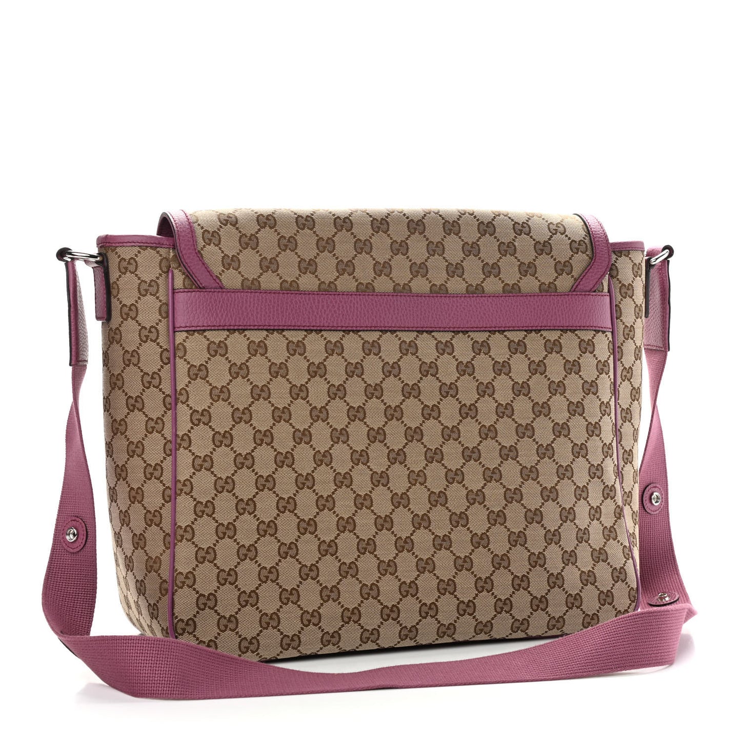 Monogram Convertible Diaper Bag Beige Peonia Flower