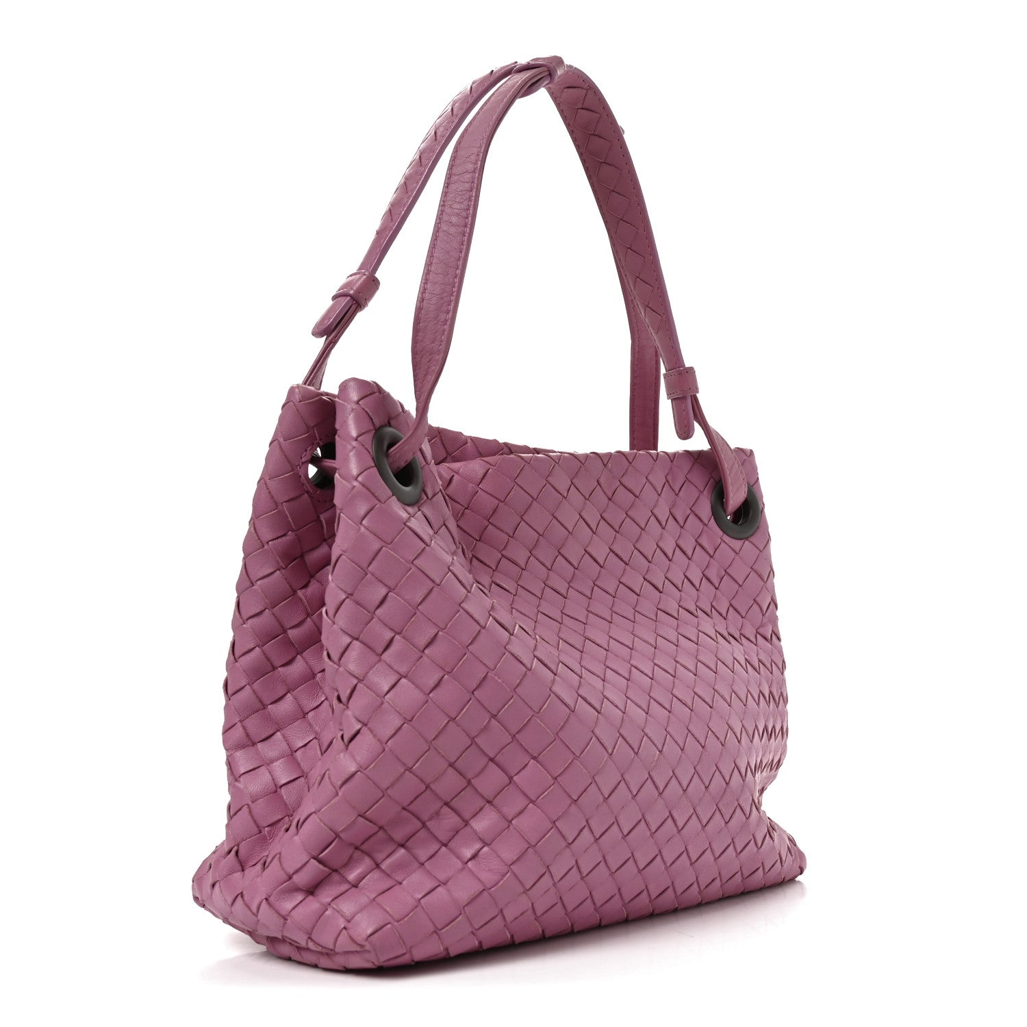 Bottega Veneta Nappa Intrecciato Small Garda Bag Pink 2 of 10