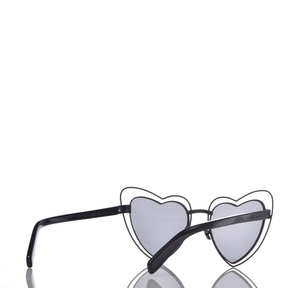 Saint Laurent Metal Loulou SL197 Sunglasses Black 3 of 7