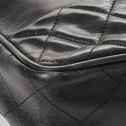 Chanel Lambskin Quilted Shoulder Bag Black 10 of 14