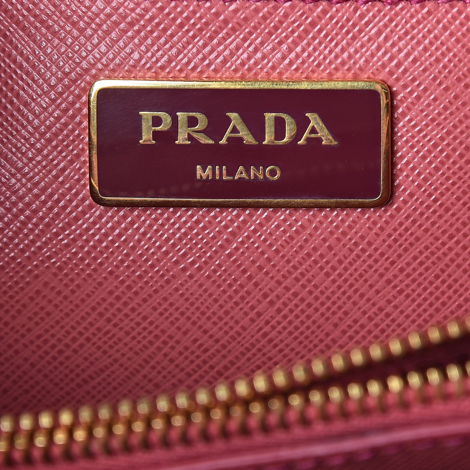Prada Saffiano Lux Medium Promenade Tote Peonia 6 of 9