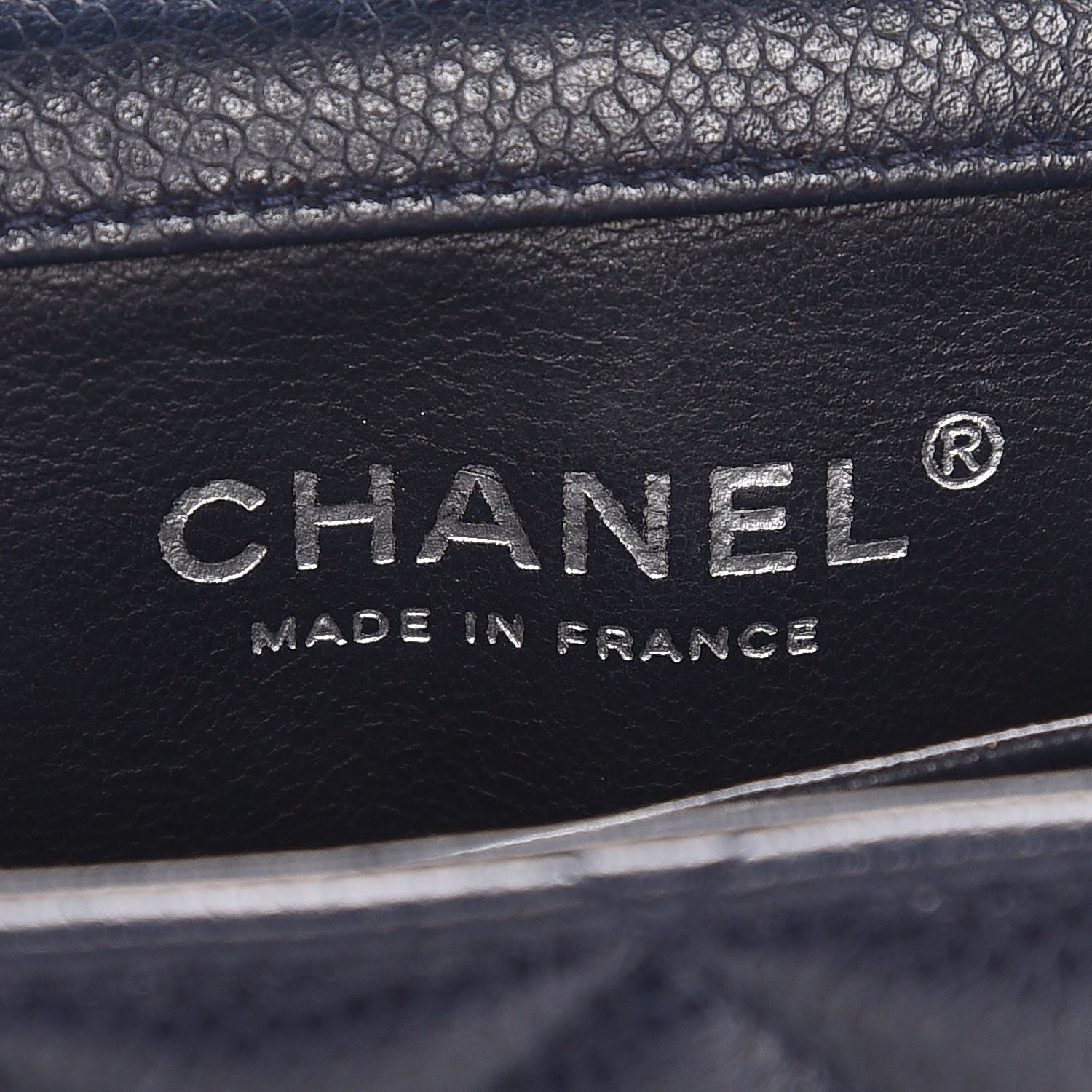 Chanel Caviar Quilted Extra Mini Flap Navy 6 of 7