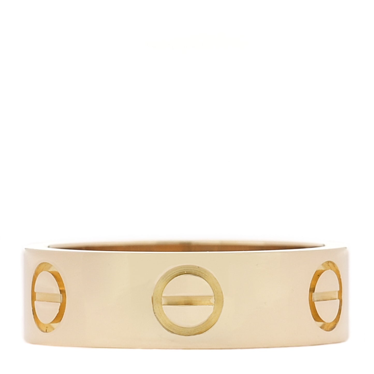 18K Yellow Gold 5.5mm LOVE Ring 50 5.25