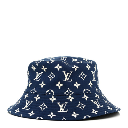 Louis Vuitton Monogram LV Escale Bucket Hat M Blue 1 of 4