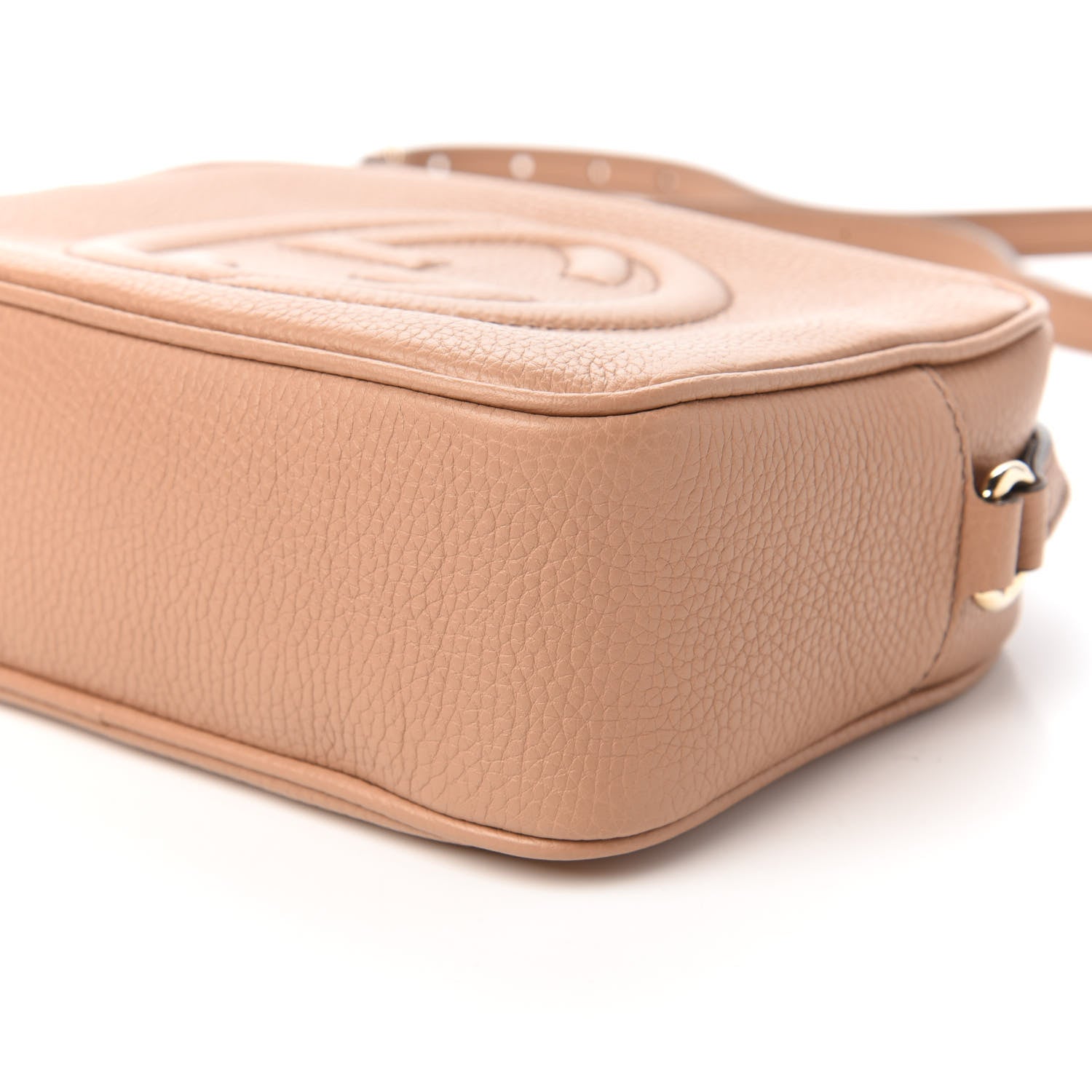 Gucci Pebbled Calfskin Small Soho Disco Bag Rose Beige 7 of 10
