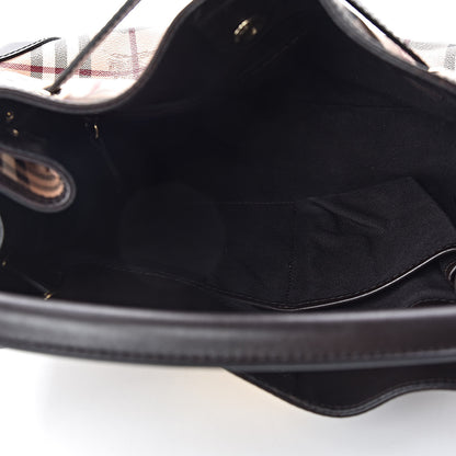 Burberry Haymarket Check Medium Willenmore Hobo Chocolate 5 of 10
