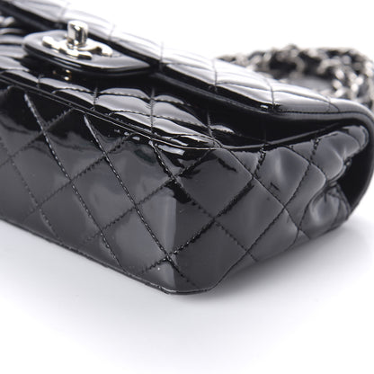 Chanel Patent Calfskin Quilted Mini Rectangular Flap Black 7 of 10