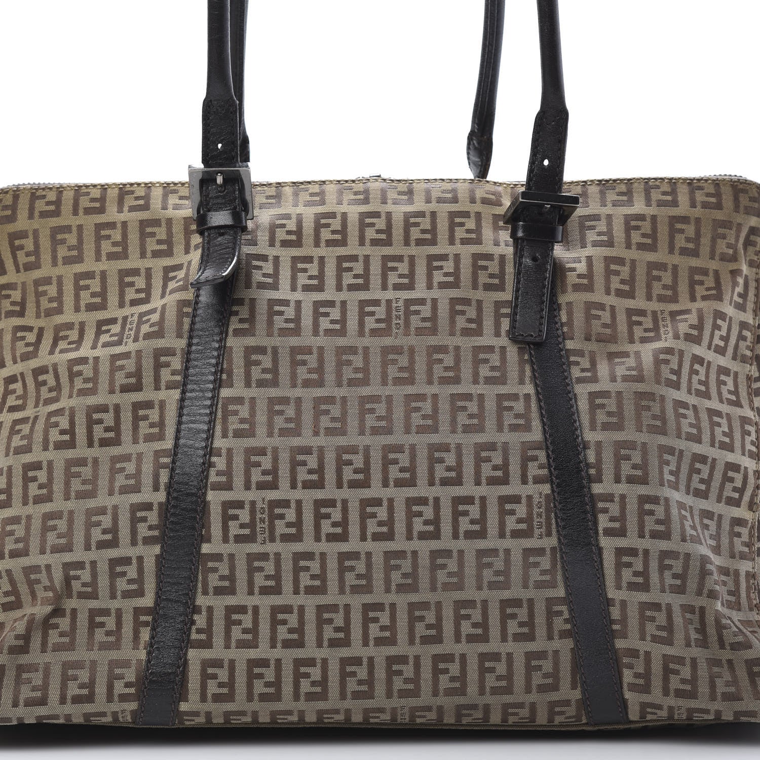 Fendi Zucchino Tote Brown 7 of 17
