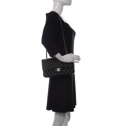 Chanel Caviar Quilted Medium Double Flap Black 2 of 10