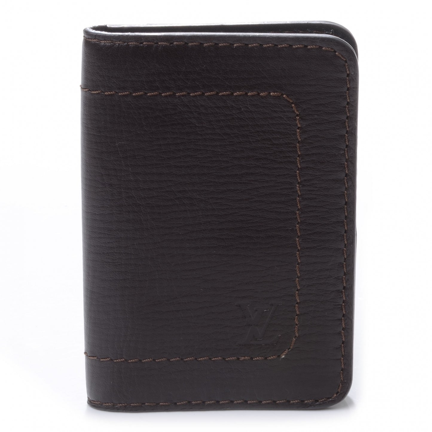 Utah Leather Pocket Organizer Wallet Coffee