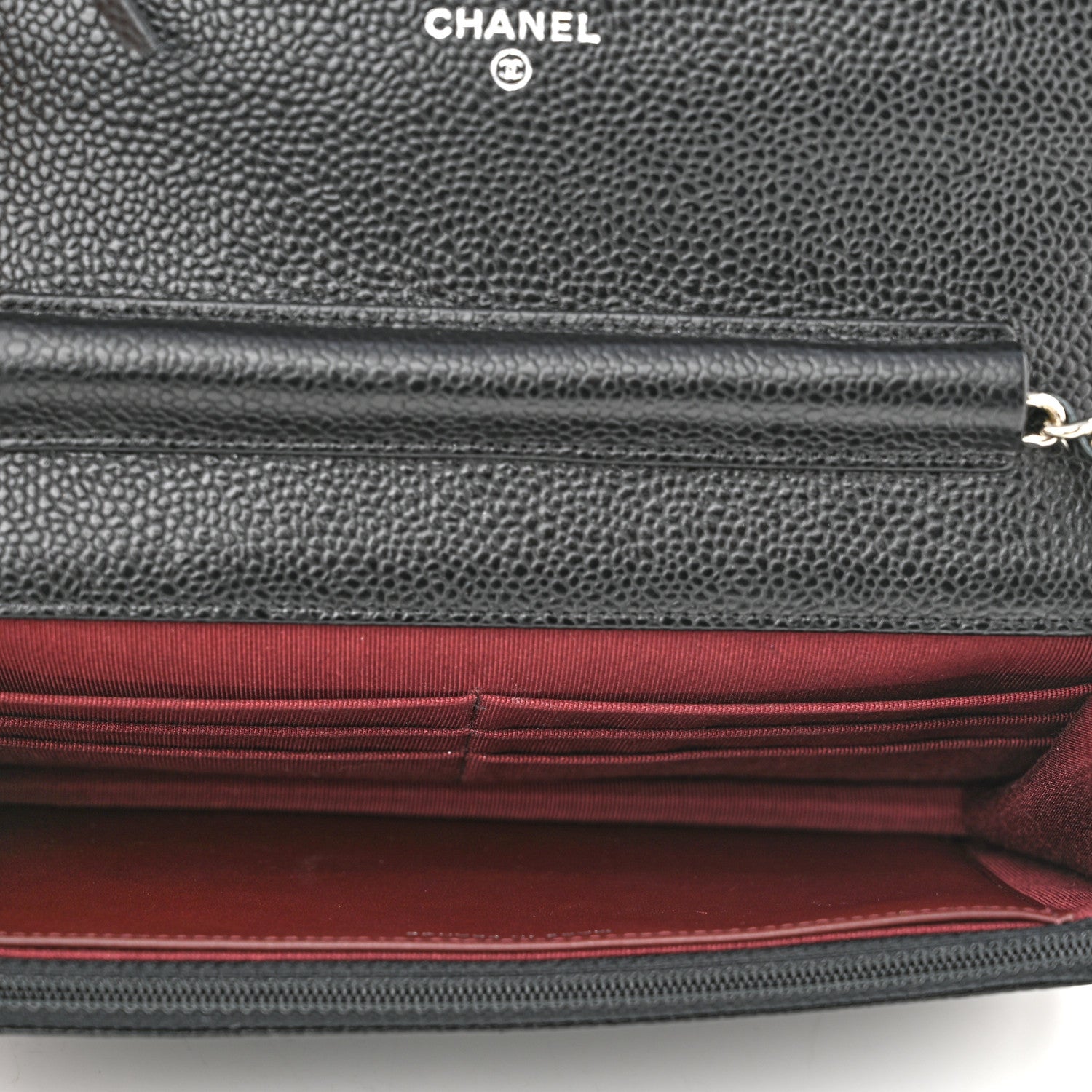 Chanel Caviar Quilted Wallet On Chain WOC Black 5 of 12