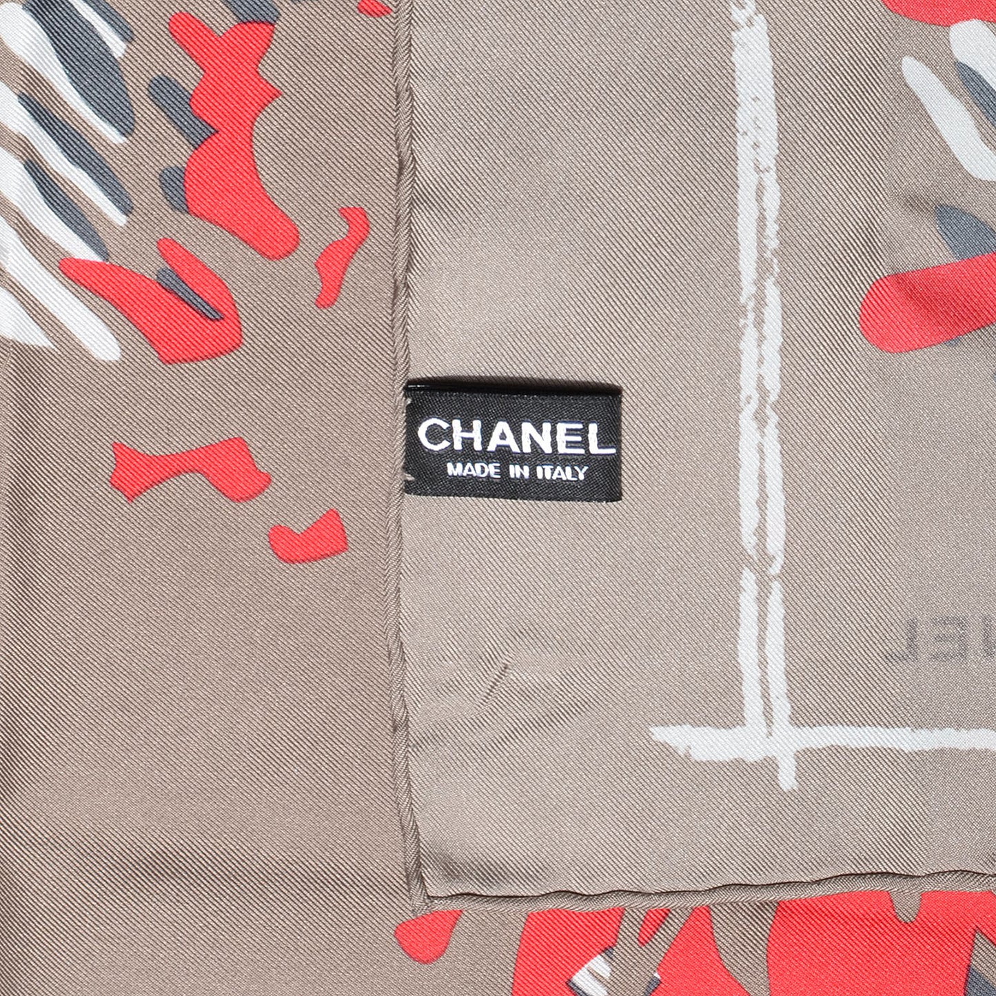 Silk CC Square Scarf