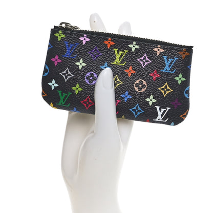 Louis Vuitton LV X TM Monogram Multicolor Key Pouch Black 2 of 7