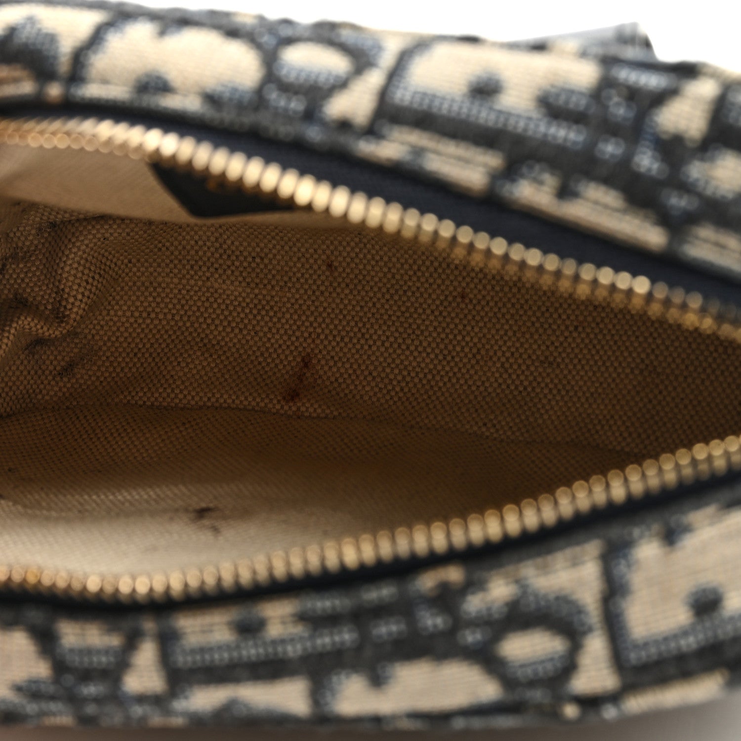 Christian Dior Oblique Belt Pouch Blue 9 of 9