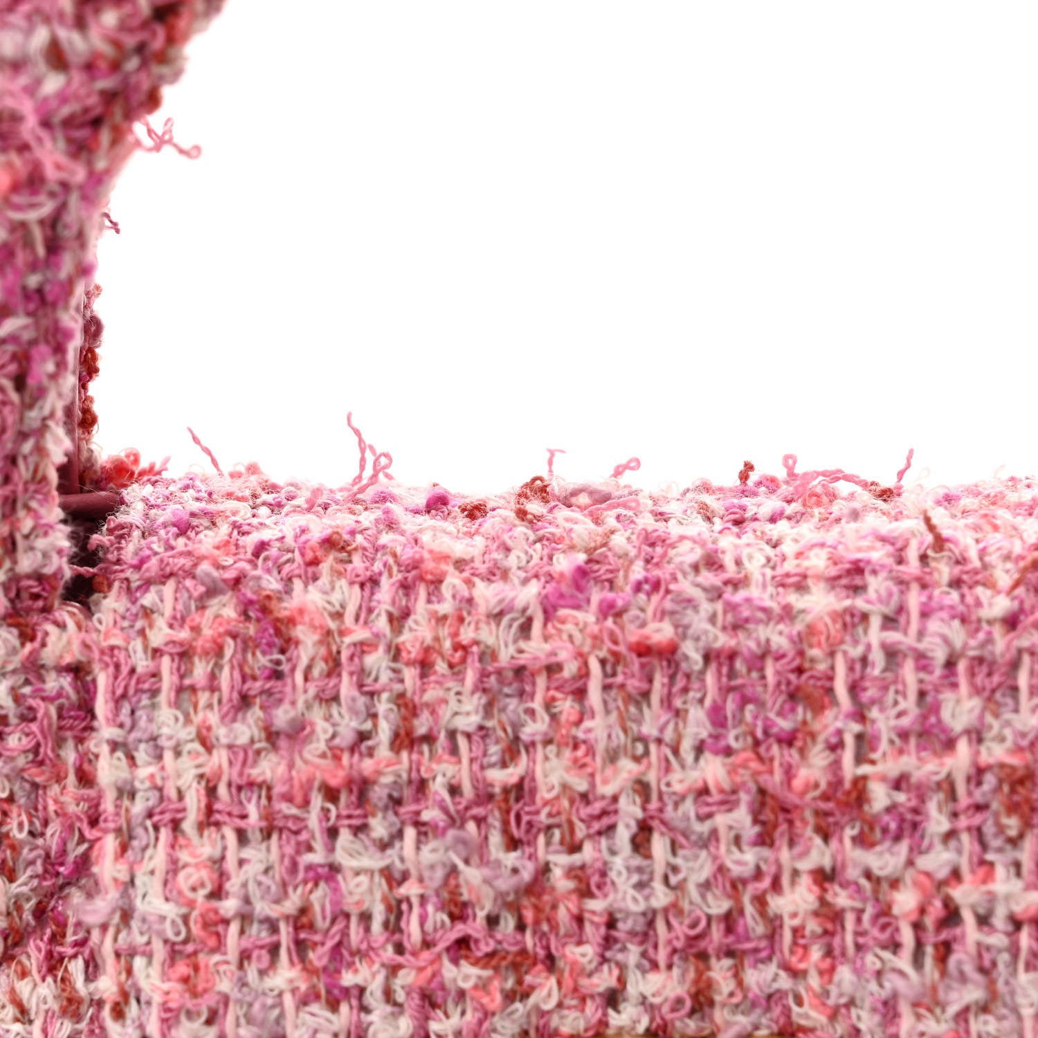 Chanel Tweed Quilted Nano Kelly Shopper Pink 13 of 13
