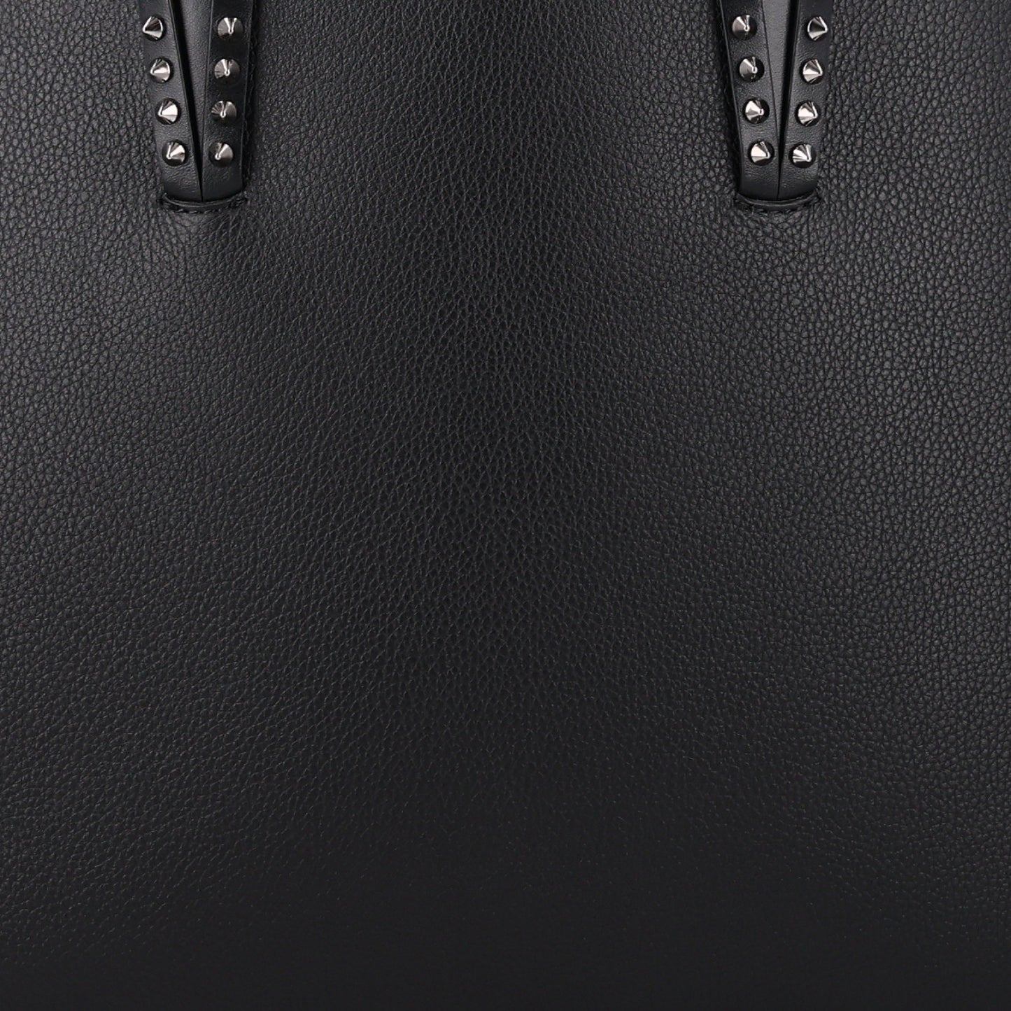 Calfskin Spikes East West Cabata Tote Black
