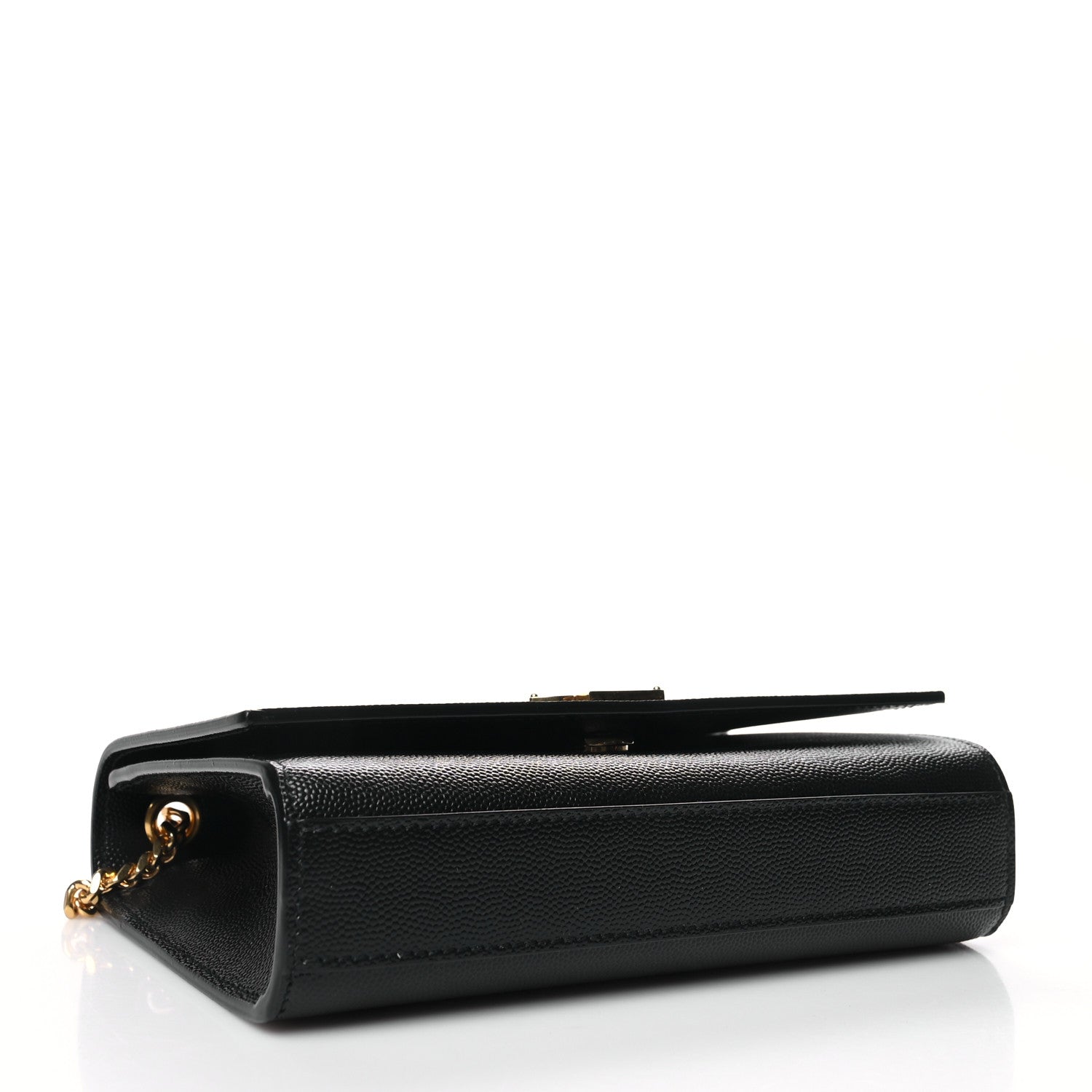 Saint Laurent Grain De Poudre Small Monogram Kate Satchel Black 4 of 9