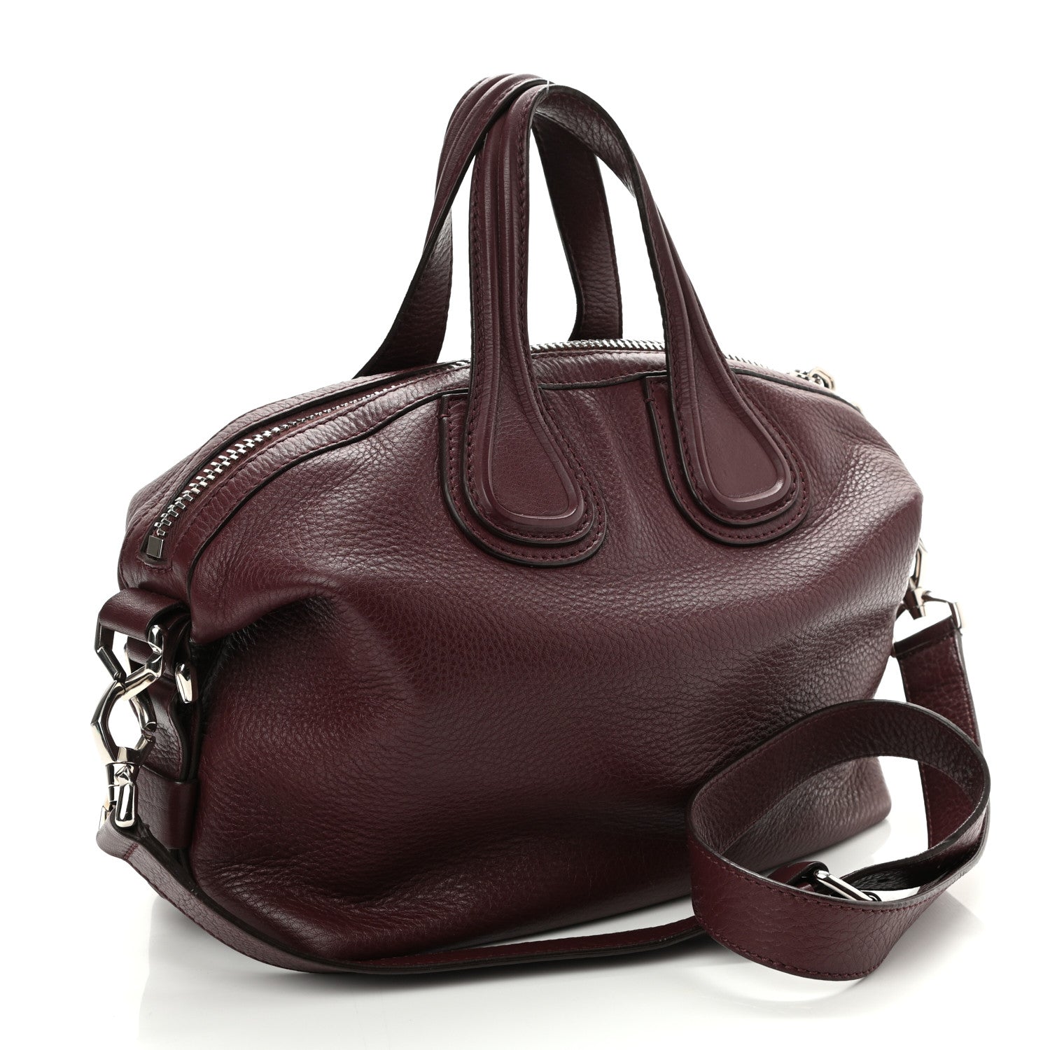 Givenchy Waxy Grained Calfskin Medium Nightingale Oxblood 3 of 10