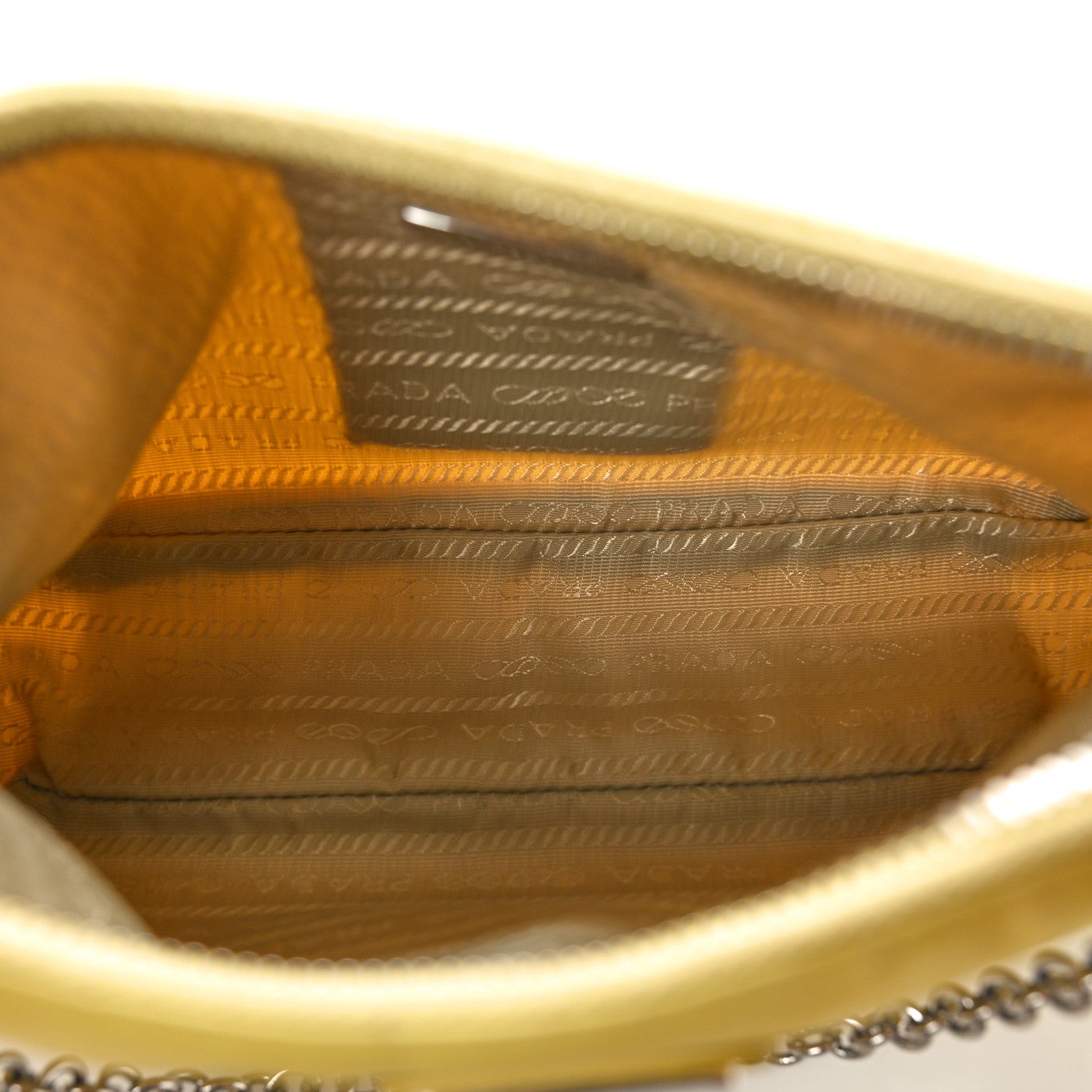 Prada Nylon Saffiano Re-Edition 2005 Shoulder Bag Ananas 5 of 9