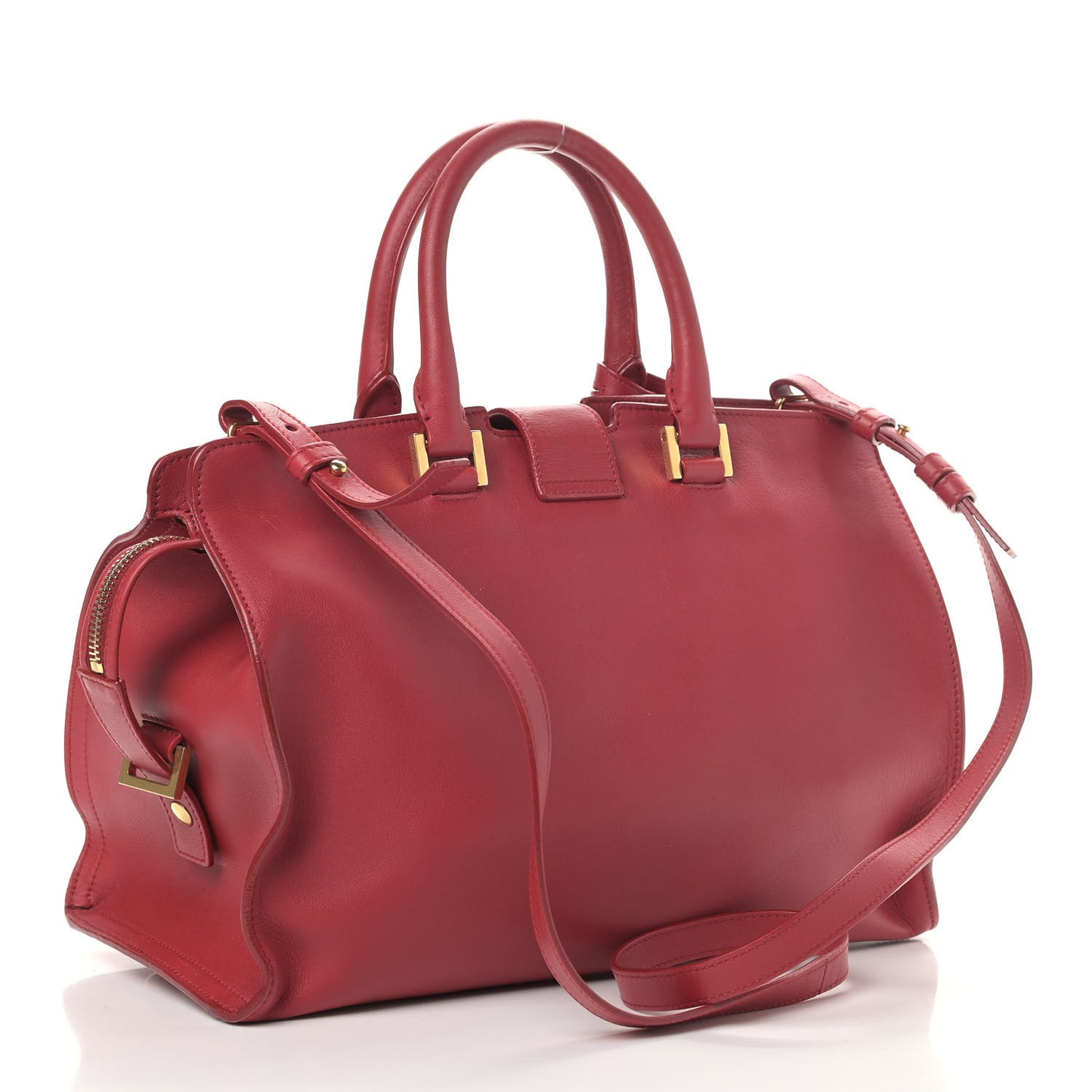 Calfskin Small Classic Y Cabas Rouge Orient