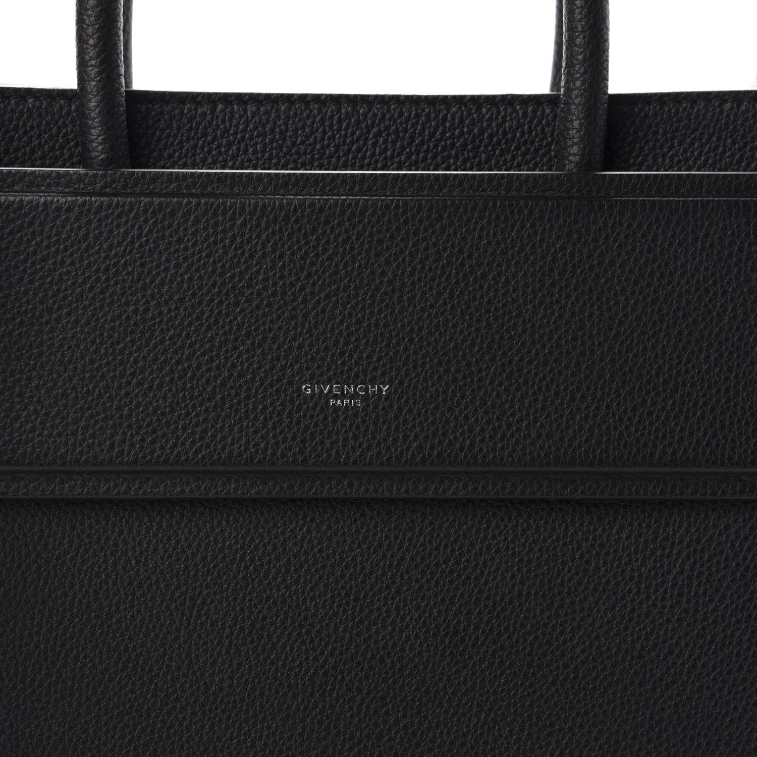 Givenchy Grained Calfskin Small Horizon Satchel Black 8 of 8