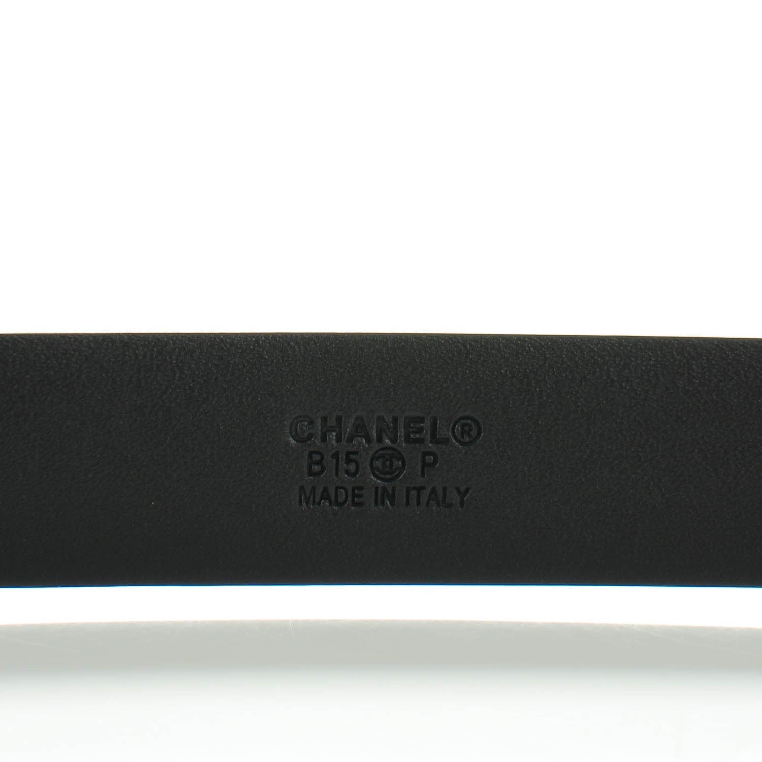 Chanel Patent CC Logo Skinny Belt 80 32 Black 6 of 8