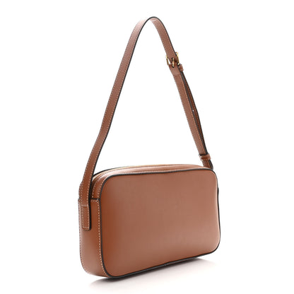 Celine Smooth Calfskin Cuir Triomphe Mini Camera Shoulder Bag Tan 3 of 10