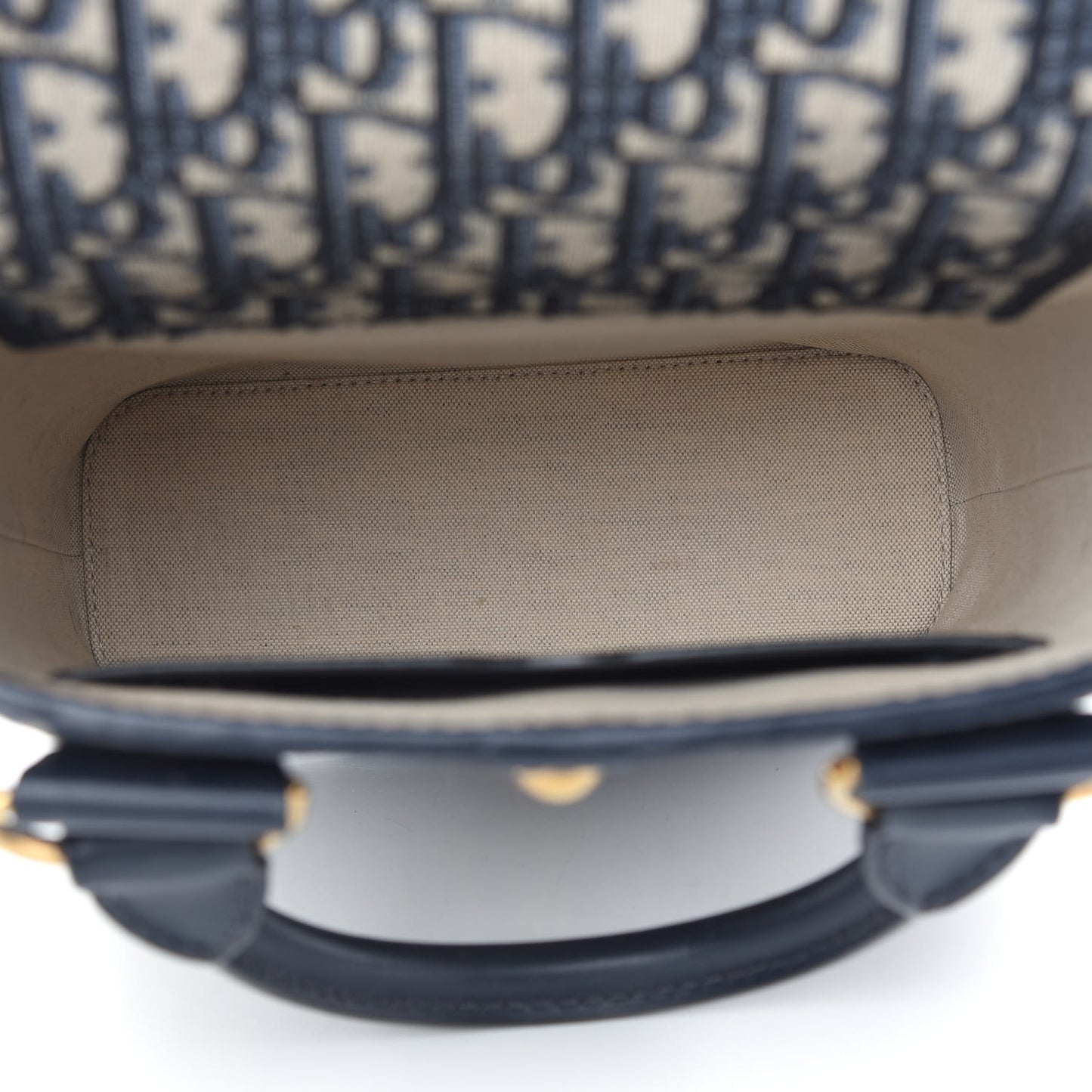 Oblique Studded DiorAvenue Bag Blue