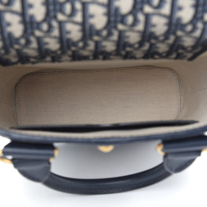 Christian Dior Oblique Studded DiorAvenue Bag Blue 5 of 8