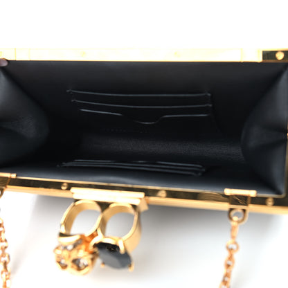 Alexander McQueen Nappa Skull Knuckle Wallet On Chain Black 5 of 8