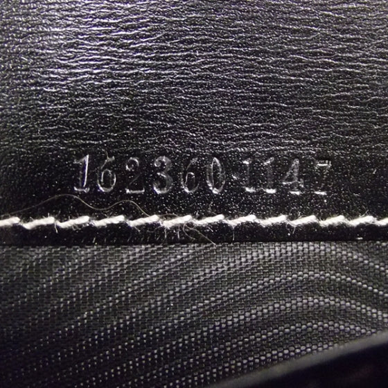 Gucci Patent Britt Continental Wallet Black 7 of 8
