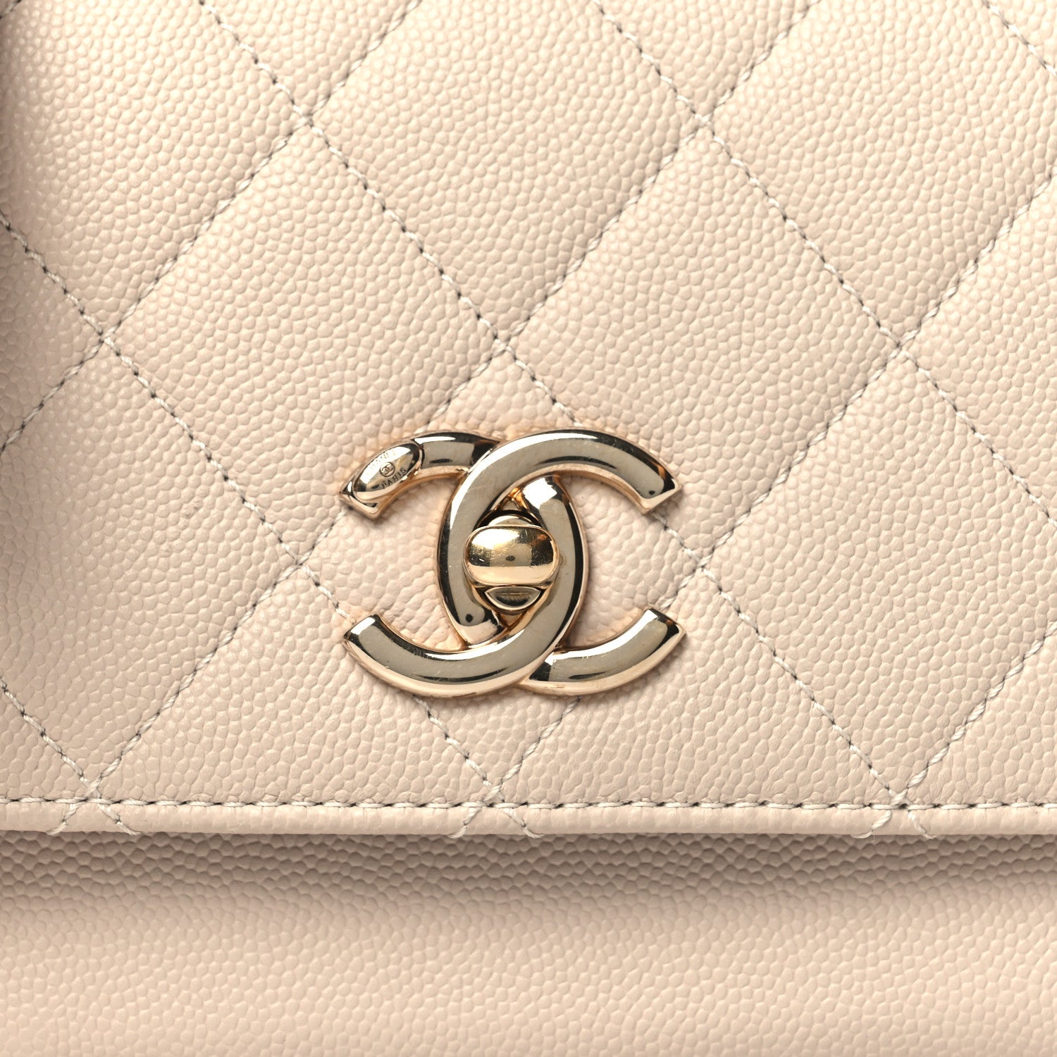 Chanel Caviar Quilted Small Business Affinity Flap Beige 8 of 10