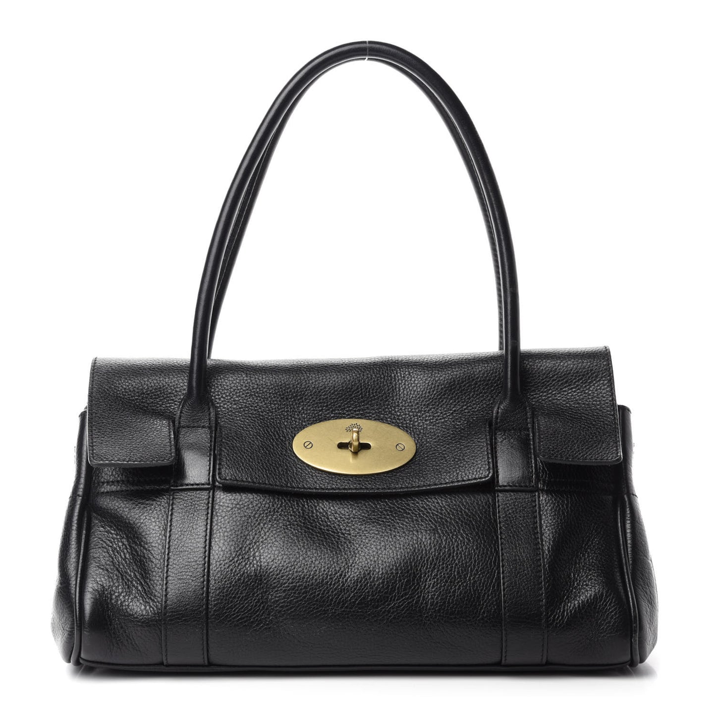 Natural Leather Small Bayswater Black
