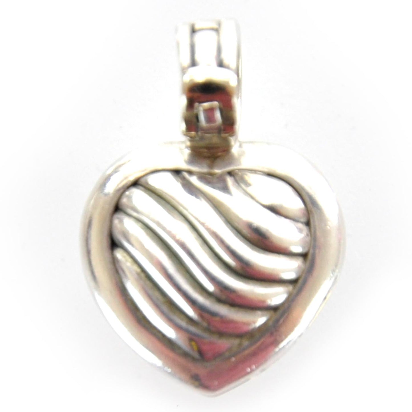 Sterling Silver 18k Gold Heart Locket