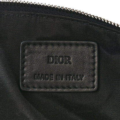 Christian Dior Nylon Printed Cosmetic Pouch Blue 6 of 8