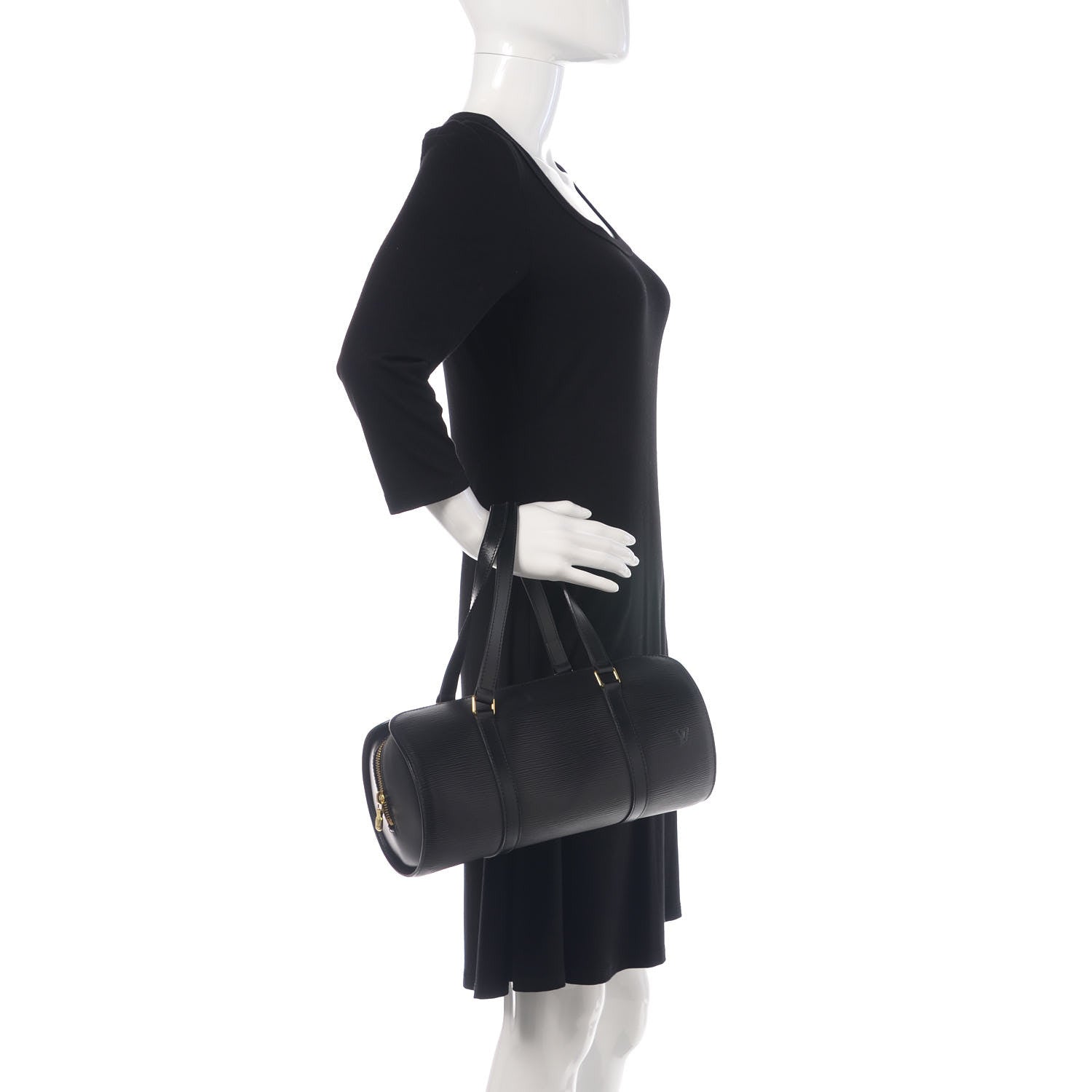 Louis Vuitton Epi Soufflot Black 2 of 12