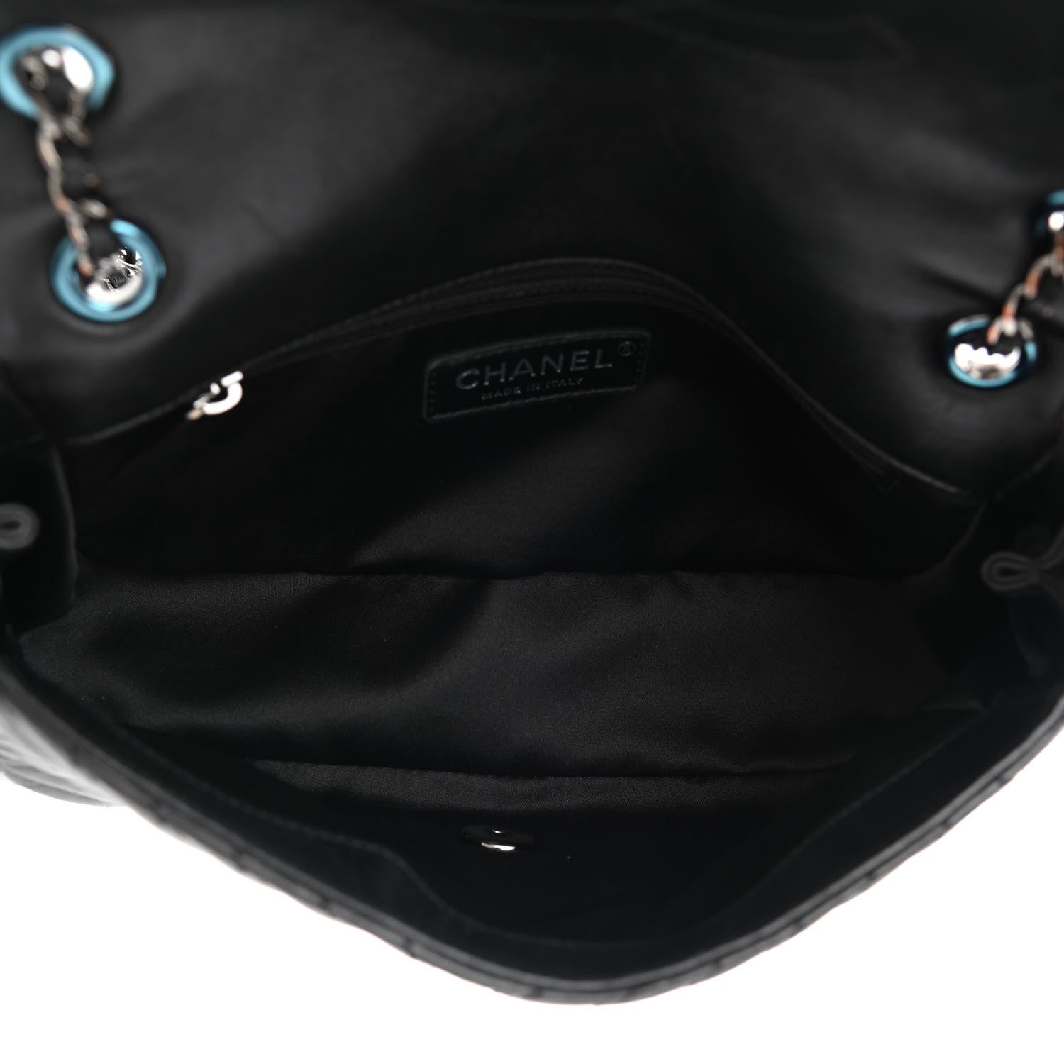 Chanel Lambskin Small CC Crossing Flap Black 5 of 11