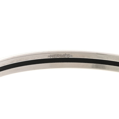 Hermes Enamel Printed Extra Narrow Uni Bracelet 70 Black 4 of 6