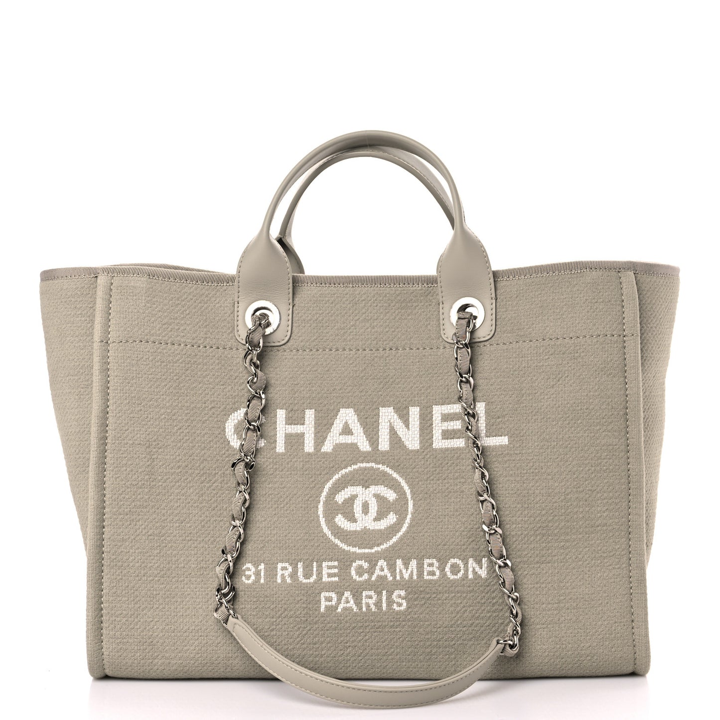 Mixed Fibers Medium Deauville Tote Grey