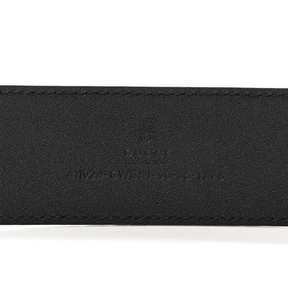 Gucci Guccissima Signature Interlocking G 40mm Belt 90 36 Black 3 of 7